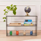 Mobile contenitore a due ripiani fronte-retro ECR4Kids Streamline, 61 cm, arredamento per aula