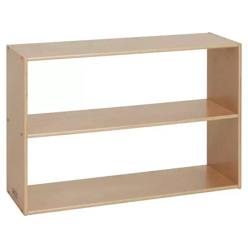 Mobile contenitore a due ripiani fronte-retro ECR4Kids Streamline, 61 cm, arredamento per aula