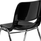 Sedia Impilabile Emma and Oliver Ergonomic Shell - Daycare Home School con 16 Posti a Sedere