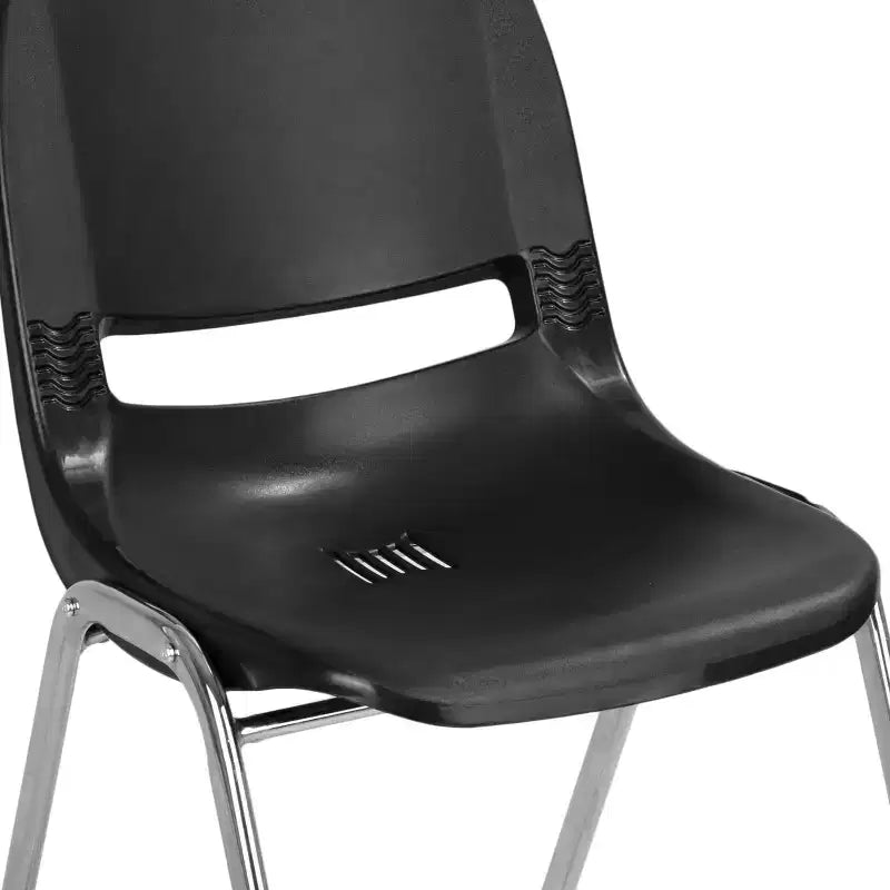 Sedia Impilabile Emma and Oliver Ergonomic Shell - Daycare Home School con 16 Posti a Sedere