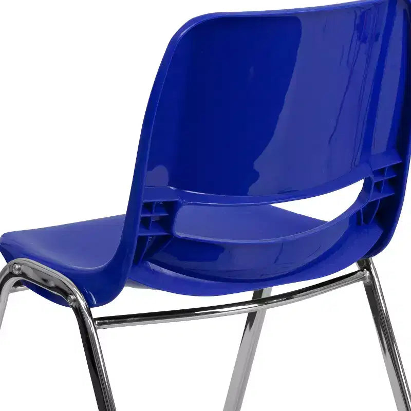 Sedia Impilabile Emma and Oliver Ergonomic Shell - Daycare Home School con 16 Posti a Sedere