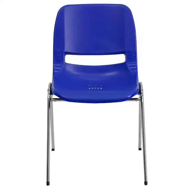 Sedia Impilabile Emma and Oliver Ergonomic Shell - Daycare Home School con 16 Posti a Sedere