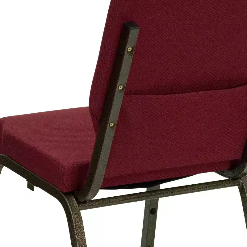Sedia impilabile Emma e Oliver 18,5W per Chiesa/Ricevimento