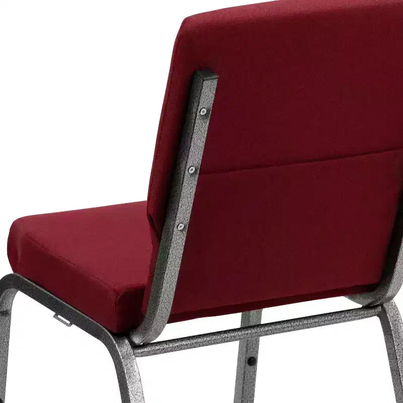 Sedia impilabile Emma e Oliver 18,5W per Chiesa/Ricevimento