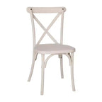 Sedia con schienale a X in resina Emma e Oliver