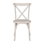Sedia con schienale a X in resina Emma e Oliver