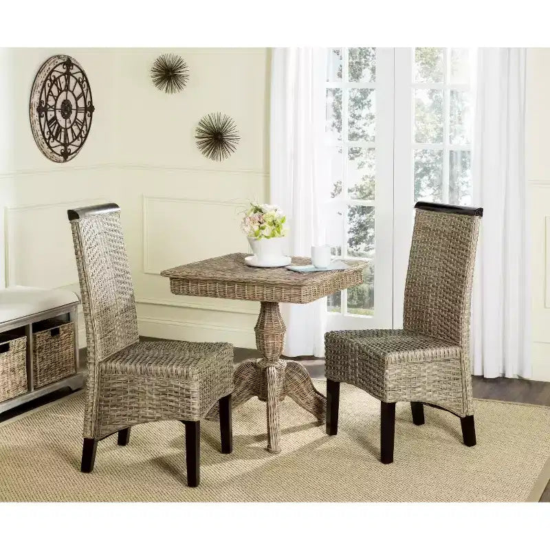 Sedia da pranzo in vimini Ilya 18 H (Set di 2) - SEA8017 - Safavieh
