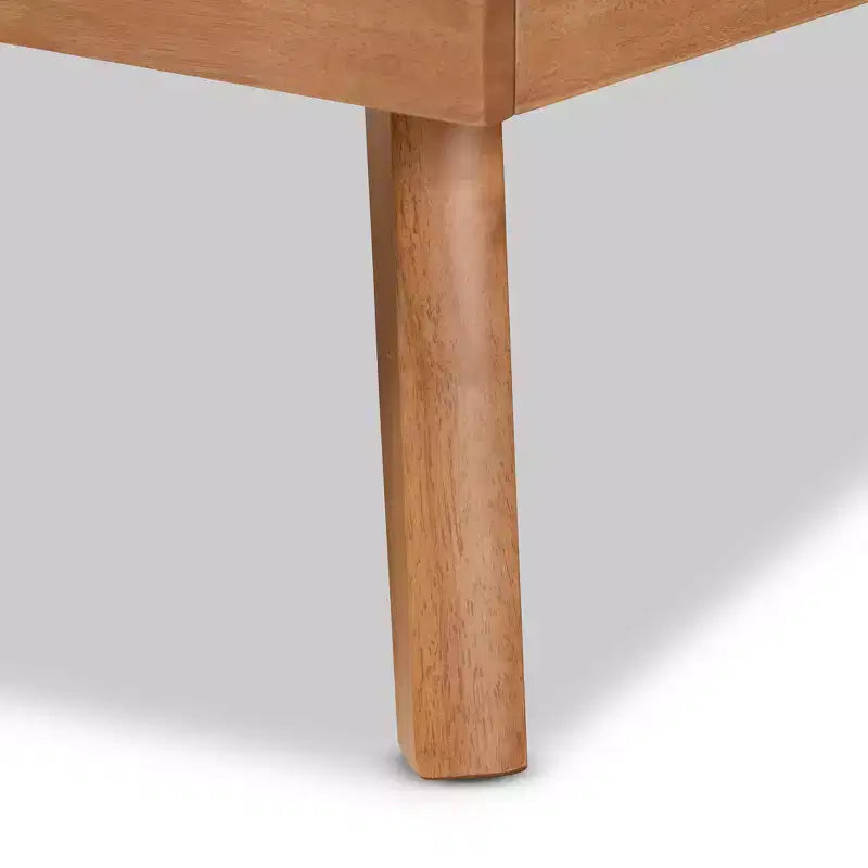 Letto a piattaforma Galvin in legno marrone - Baxton Studio