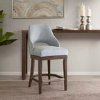 Sgabello da bar Ellery con sedile girevole, altezza bancone