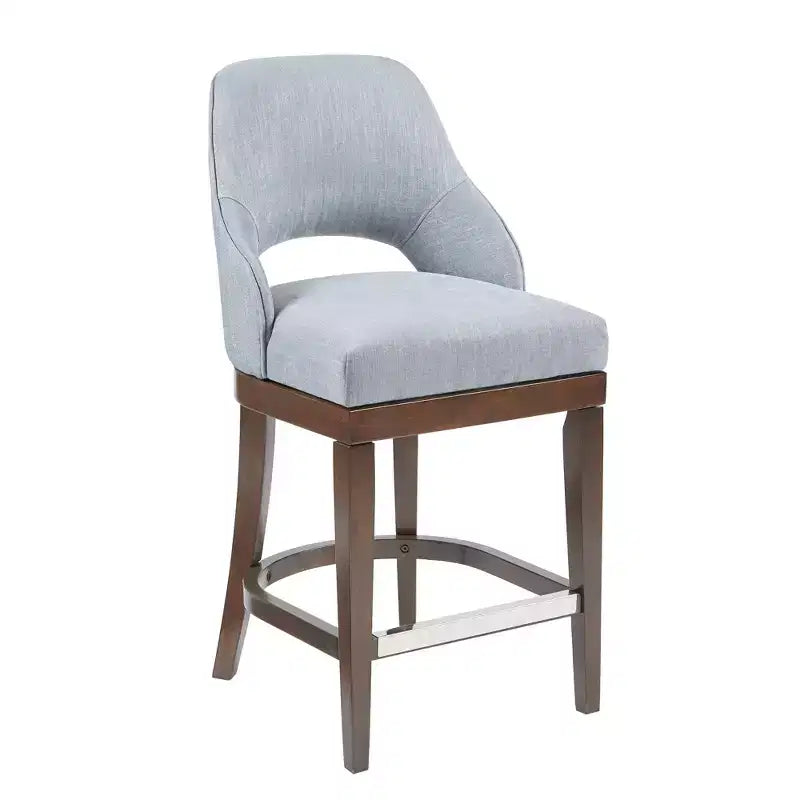 Sgabello da bar Ellery con sedile girevole, altezza bancone