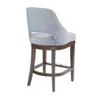 Sgabello da bar Ellery con sedile girevole, altezza bancone
