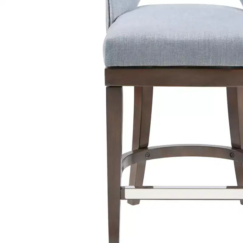 Sgabello da bar Ellery con sedile girevole, altezza bancone