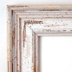 Specchio da parete con cornice sbiancata Alessandria - Amanti Art