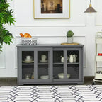 Costway Credenza da Cucina Mobile Contenitore Buffe con Anta Scorrevole