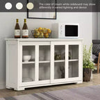 Costway Credenza da Cucina Mobile Contenitore Buffe con Anta Scorrevole