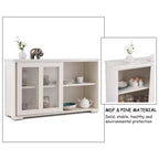 Costway Credenza da Cucina Mobile Contenitore Buffe con Anta Scorrevole