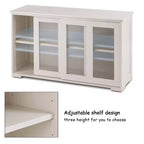 Costway Credenza da Cucina Mobile Contenitore Buffe con Anta Scorrevole