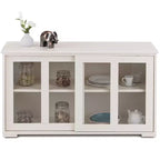 Costway Credenza da Cucina Mobile Contenitore Buffe con Anta Scorrevole