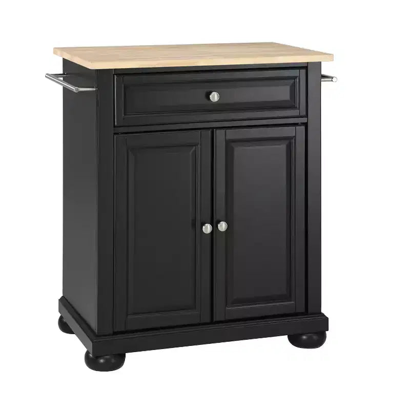 Isola/Carrello da Cucina Portatile Alexandria con Piano in Legno - Crosley