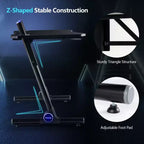 Scrivania da gaming Costway regolabile in altezza con luce LED e supporto per controller