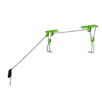 Rad Sportz Appendibici - Sistema a carrucola per il soffitto del garage per biciclette
