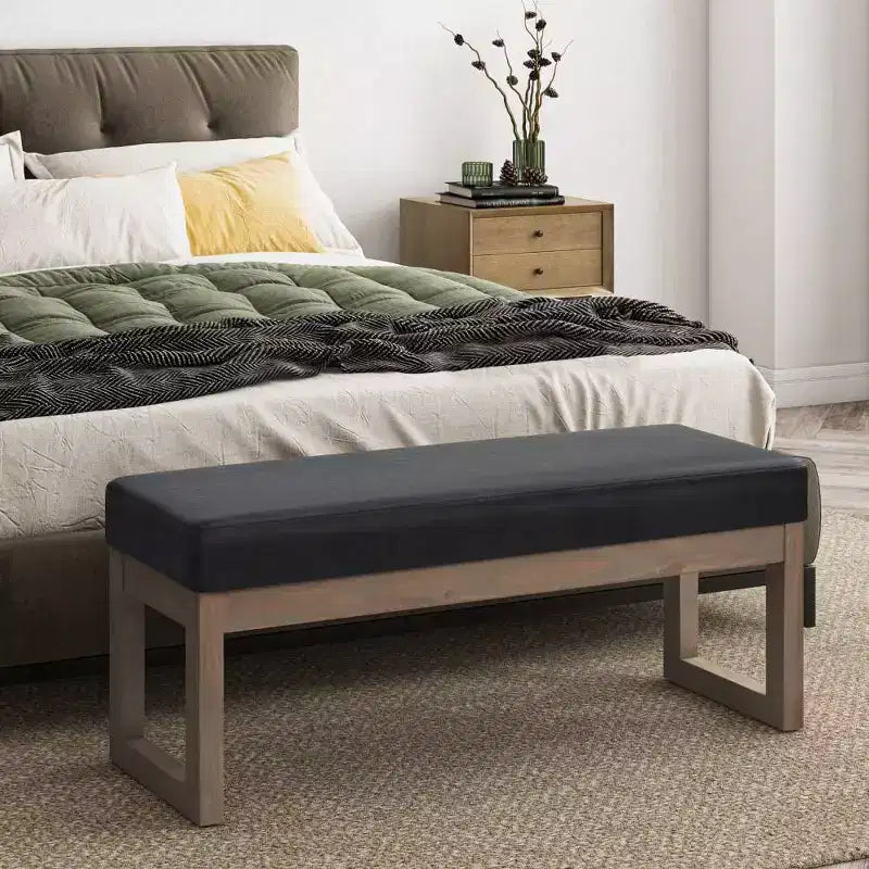 Large Madison Ottoman Bench - WyndenHall