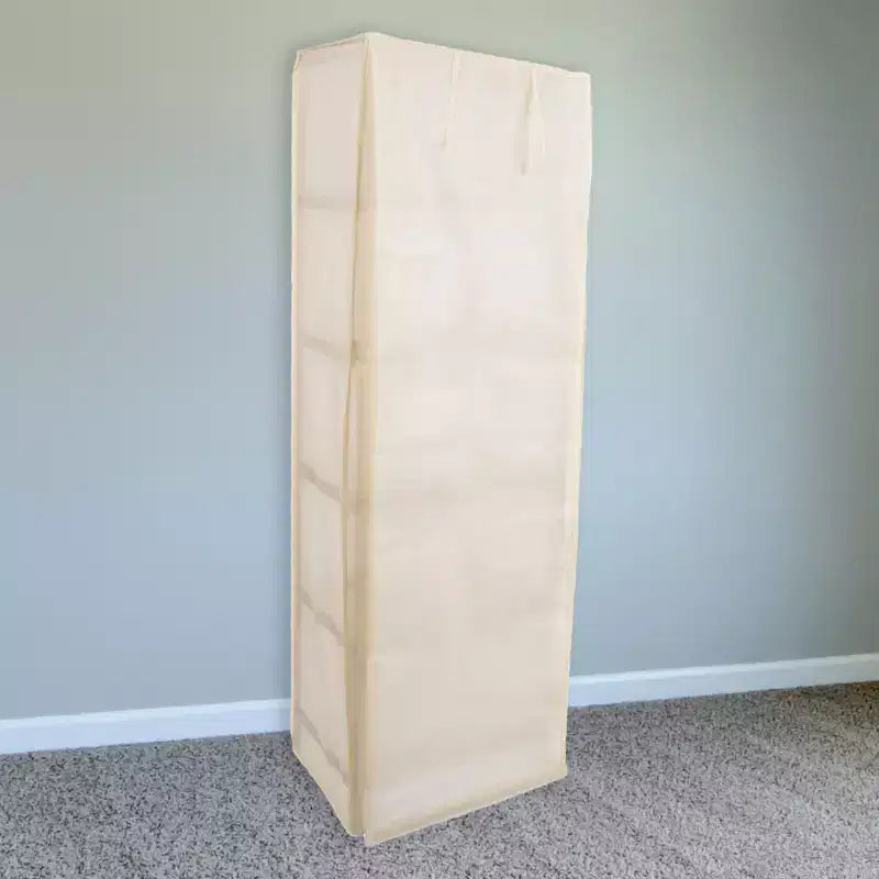 Scaffale portaoggetti a 5 ripiani in legno Hastings Home con copertura rimovibile