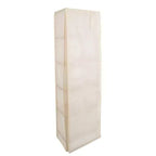 Scaffale portaoggetti a 5 ripiani in legno Hastings Home con copertura rimovibile