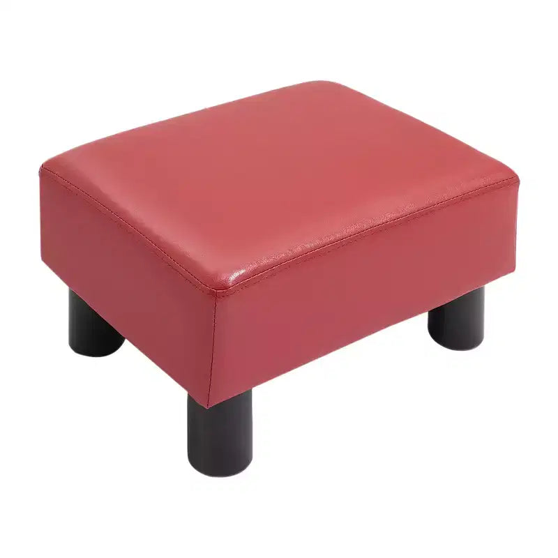 HOMCOM Pouf Ottomano Moderno in Tessuto 16 Cubi Poggiapiedi