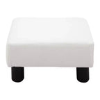 HOMCOM Pouf Ottomano Moderno in Tessuto 16 Cubi Poggiapiedi