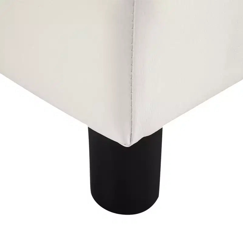 HOMCOM Pouf Ottomano Moderno in Tessuto 16 Cubi Poggiapiedi