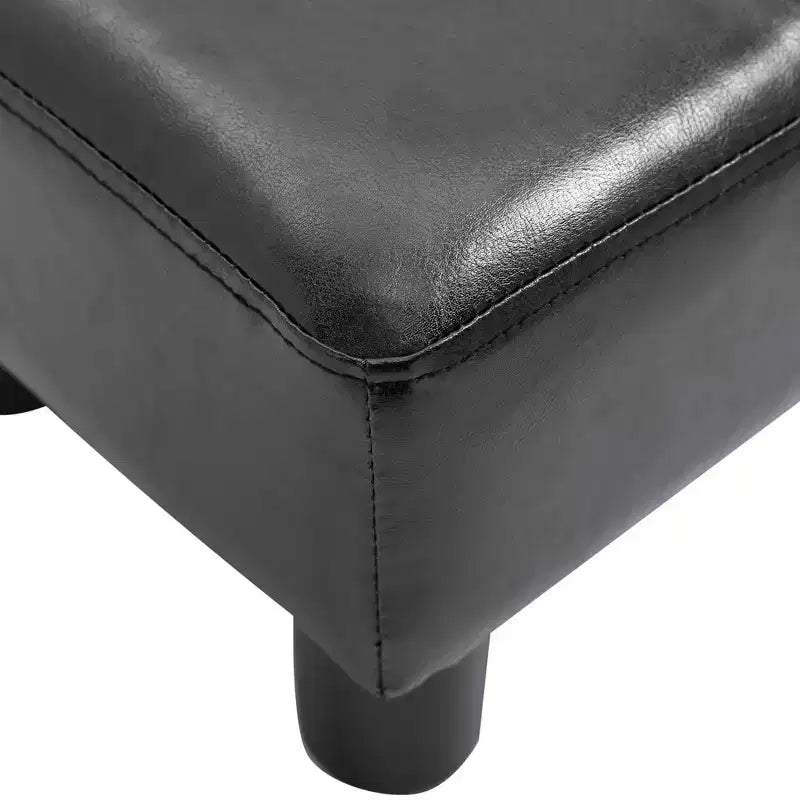 HOMCOM Pouf Ottomano Moderno in Tessuto 16 Cubi Poggiapiedi