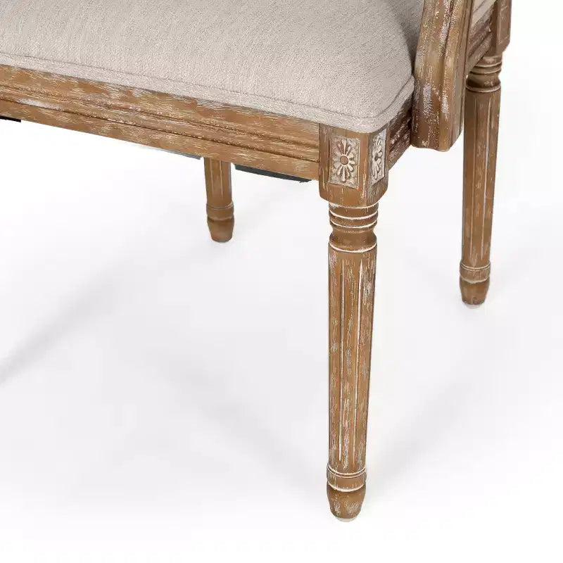 Set di 4 sedie da pranzo imbottite in legno e canna Maria French Country - Christopher Knight Home