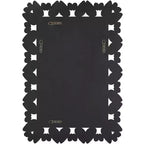 Specchio da parete decorativo rettangolare Possini Euro Design Veneto, con cornice in vetro tagliato dal motivo moderno, 71 cm di larghezza, per bagno, camera da letto, soggiorno, ufficio