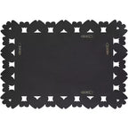 Specchio da parete decorativo rettangolare Possini Euro Design Veneto, con cornice in vetro tagliato dal motivo moderno, 71 cm di larghezza, per bagno, camera da letto, soggiorno, ufficio