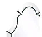 Uttermost Specchio a Parete con Parte Superiore Ad Arco per Toeletta Moderno Bordo Smussato Lucido Telaio in Vetro Specchiato 21 di Larghezza per Bagno Camera da Letto Casa