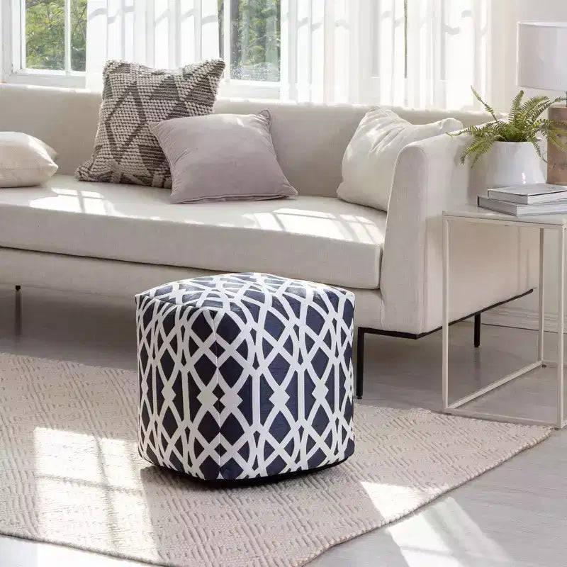 Sark Indoor/Outdoor Pouf - Anji Mountain