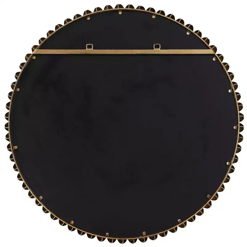 Specchio da Parete Rotondo Oversize Uttermost Byzantine Gold Leaf 41 1/4