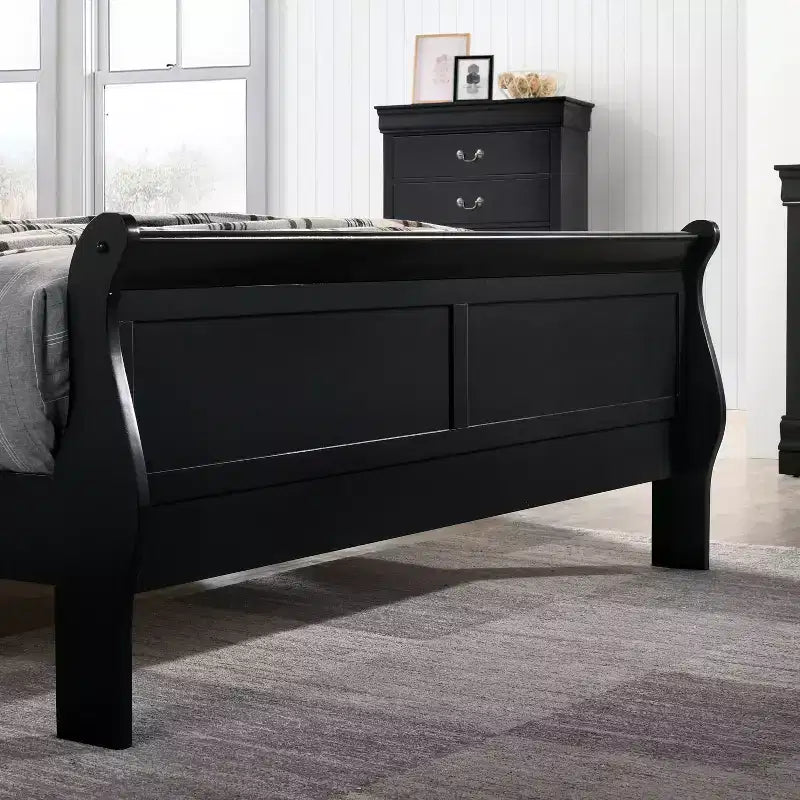 Letto a pannelli Sliver Sleigh - HOMES: Inside + Out