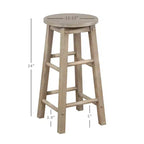 Sgabello da bar Killian altezza bancone 24" - Linon