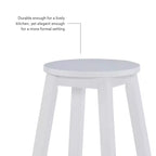 Sgabello da bar Killian altezza bancone 24" - Linon