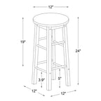 Sgabello da bar Killian altezza bancone 24" - Linon