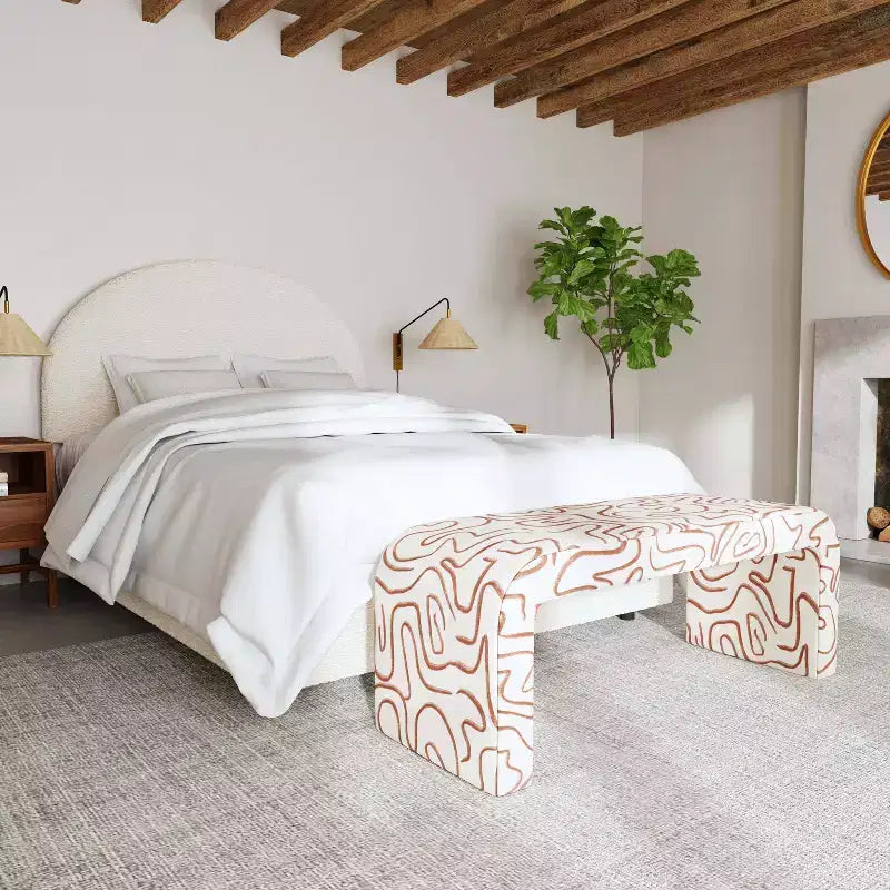 Panca imbottita Colby Skyline Furniture
