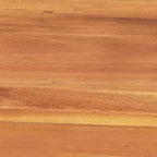 Merrick Lane Set da Bistrò Pieghevole da Tre Pezzi in Legno Massello di Acacia con Tavolo Rotondo Leggero e Due Sedie, Naturale