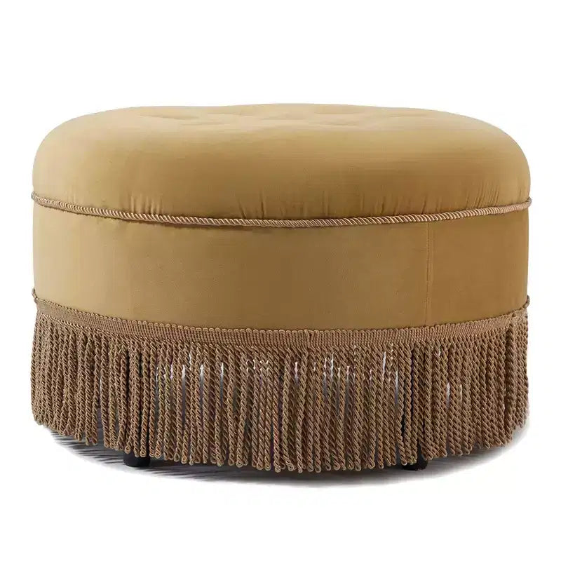 Pouf rotondo d'accento imbottito Jennifer Taylor Home Yolanda 24