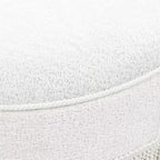 Pouf rotondo d'accento imbottito Jennifer Taylor Home Yolanda 24