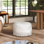 Pouf rotondo d'accento imbottito Jennifer Taylor Home Yolanda 24