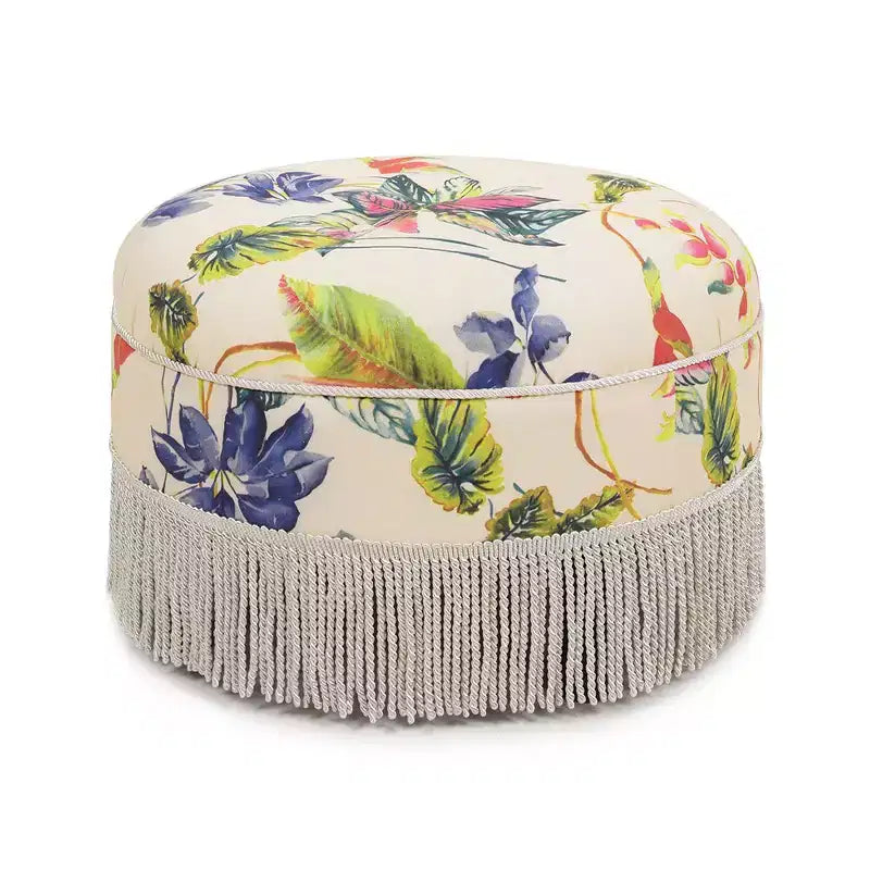 Pouf rotondo d'accento imbottito Jennifer Taylor Home Yolanda 24