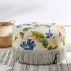 Pouf rotondo d'accento imbottito Jennifer Taylor Home Yolanda 24