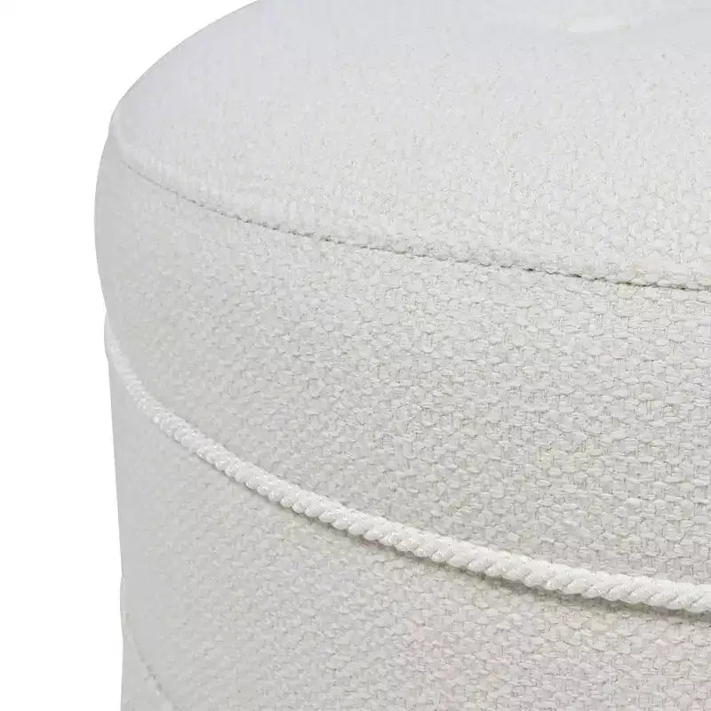Pouf rotondo d'accento imbottito Jennifer Taylor Home Yolanda 24